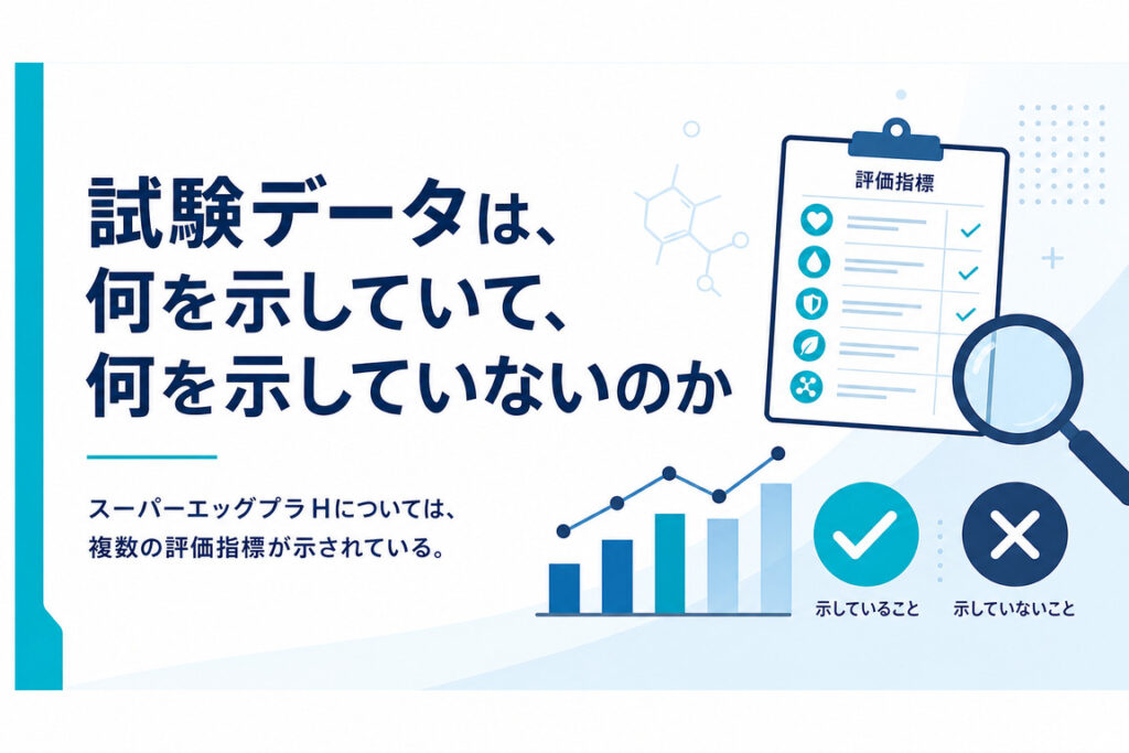 試験データは、何を示していて、何を示していないのか