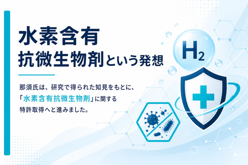水素含有抗微生物剤という発想