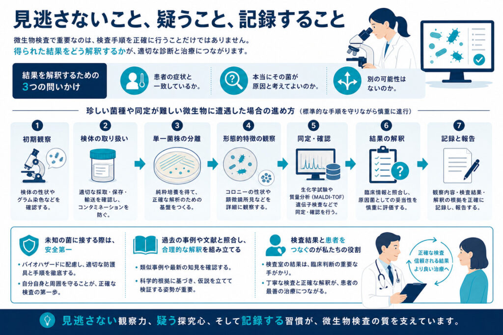 見逃さないこと、疑うこと、記録すること